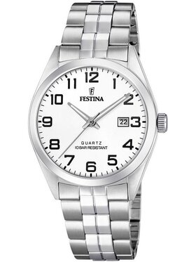 Festina Festina Zegarek F20437/1 Srebrny