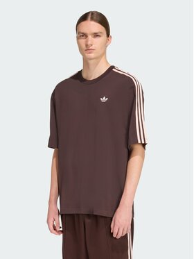 adidas adidas T-Shirt 159141 Brązowy Oversize