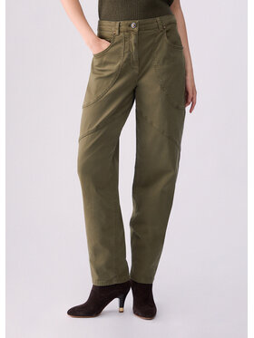 Liu Jo Liu Jo Pantaloni di tessuto WF6080T708A90510 Verde Loose Fit