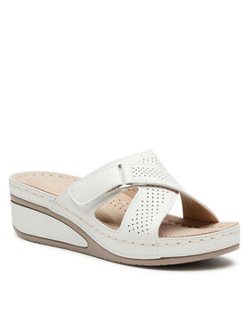 Clara Barson Clara Barson Pantoletten WS210703-01 Beige