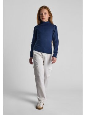 minoti minoti Sweter 26KNIT67 Granatowy Regular Fit