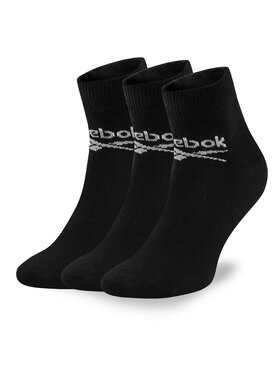 Reebok Reebok Набір з 3 пар низьких шкарпеток unisex R0429-SS24 (3-pack) Чорний