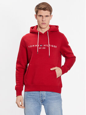 Tommy Hilfiger Tommy Hilfiger Sweatshirt Logo MW0MW11599 Rot Regular Fit