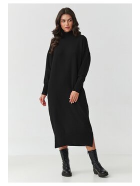 Makadamia Makadamia Sweter S166 Czarny Loose Fit