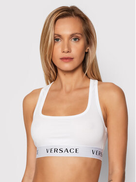 Versace Versace Sutien top Logo Sports AUD04068 Alb