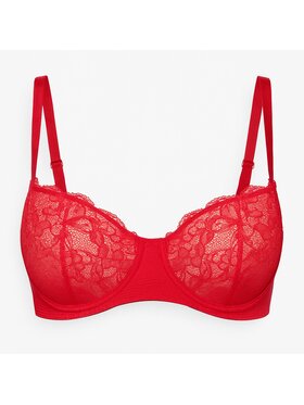 Love and Hate Love and Hate Reggiseno con ferretto Giselle Rosso