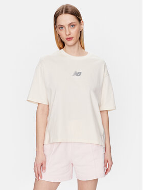 New Balance New Balance T-Shirt WT31511 Μπεζ Oversize