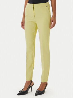 HUGO HUGO Spodnie materiałowe Hagonia-1 50539991 Żółty Slim Fit