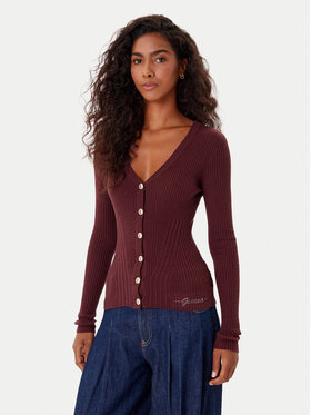 Guess Guess Кардиган W5BR16 Z3OW2 Бордо Slim Fit
