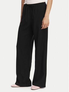 ONLY ONLY Hlače Laris 15364313 Crna Relaxed Fit