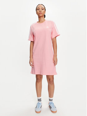 adidas adidas Rochie de zi Essentials 3-Stripes IY4242 Roz Loose Fit