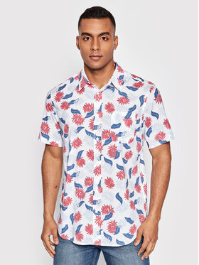 United Colors Of Benetton United Colors Of Benetton Риза 5JDZ5QMD8 Бял Slim Fit