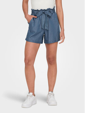 ONLY ONLY Szövet rövidnadrág Bea 15255715 Kék Regular Fit