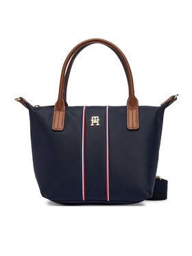 Tommy Hilfiger Tommy Hilfiger Torbica Popette Mini Tote Corp AW0AW17707 Tamnoplava