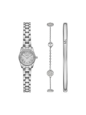 Michael Kors Michael Kors Súprava hodiniek a náramku MK4948SET Strieborná