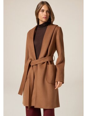 Oltre Oltre Cappotto 8721R001288N012 Marrone A-Line Fit