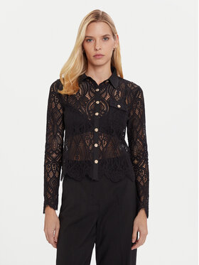 Morgan Morgan Bluzka 252-TLILA Czarny Slim Fit