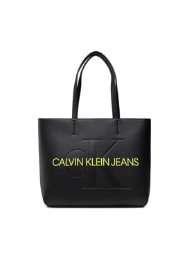 Calvin Klein Jeans Calvin Klein Jeans Geantă Sculpted Shopper 29 Mono K60K608374 Negru