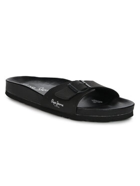 Pepe Jeans Pepe Jeans Klapki PMS90100 999 Czarny