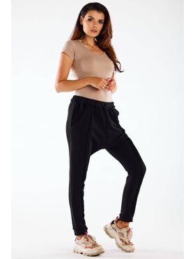 Infinite You Infinite You Pantaloni da donna M274 Nero Basic Fit