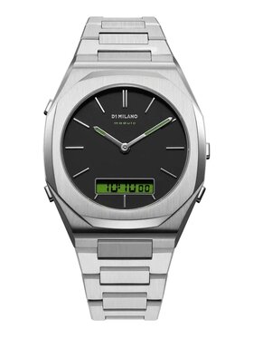 D1 Milano D1 Milano Zegarek D1Milano-DGBJ01 Srebrny