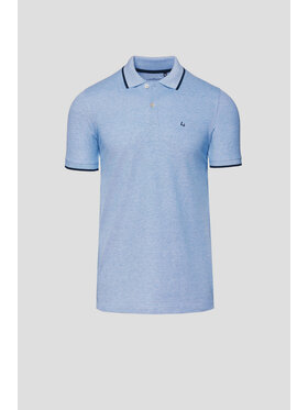 Lancerto Lancerto Polo Borin PO073125000011 Niebieski Regular Fit