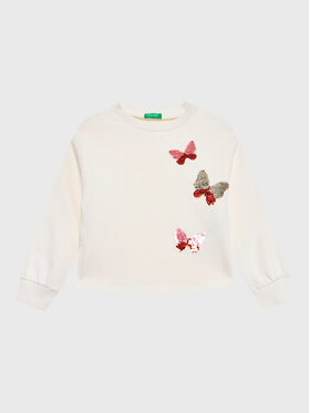 United Colors Of Benetton United Colors Of Benetton Pulóver 3J68C10AN Ekru Regular Fit