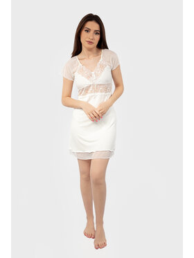 DKaren Lingerie DKaren Lingerie Halka Paulina Écru Slim Fit