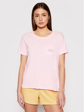 Roxy Roxy T-Shirt Star Solar A ERJZT05162 Różowy Regular Fit