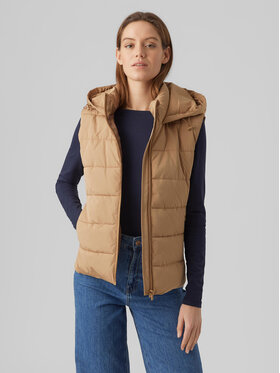 Vero Moda Vero Moda Sportovní vesta 10289835 Hnědá Regular Fit