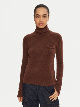 Liu Jo Liu Jo Rollkragenpullover WF4363 MA49P Braun Regular Fit