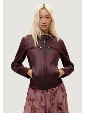 Desigual Desigual Giacca di pelle CHAQ_BIKERCY Bordeaux Casual Fit