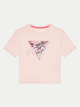 Guess Guess T-shirt J4GI26 K6YW1 Ružičasta Regular Fit