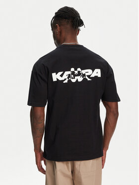 Kappa Kappa Tricou Nyle 351S5GW Negru Regular Fit