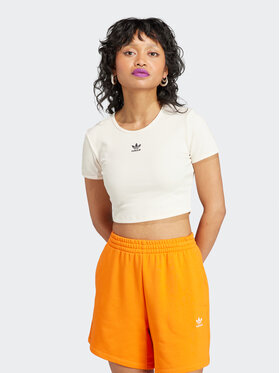 adidas adidas Póló Essentials IJ7804 Bézs Slim Fit
