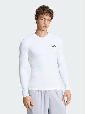 adidas adidas Koszulka techniczna 169176 Biały Fitted Fit