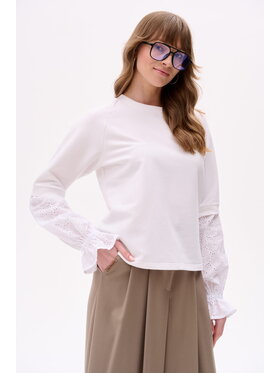 blue shadow blue shadow Bluzka Dalia Écru Regular Fit