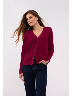 Volcano Volcano Sweter S-VIVI Różowy Regular Fit