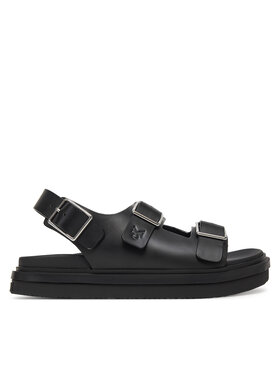 Calvin Klein Jeans Calvin Klein Jeans Босоніжки Flat Molded Sandal Buckle YW0YW01785 Чорний
