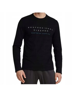 Henderson Henderson Piżama 40963 Czarny Comfortable Fit