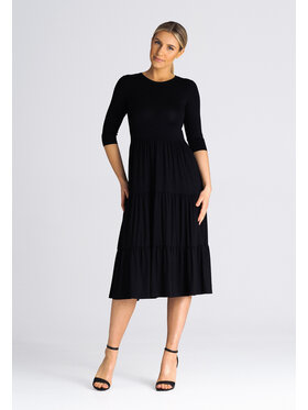 FIGL FIGL Sukienka codzienna SUKIENKA M943 Czarny Regular Fit