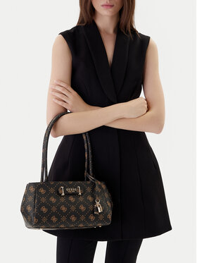 Guess Guess Kabelka Carrie Logo HWGP98 98080 Hnědá