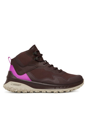 ECCO ECCO Sneakersy W Tex Mid Wp 82432361411 Brązowy
