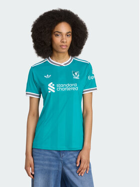 adidas adidas Koszulka techniczna Liverpool FC 25/26 Third Jersey Zielony Regular Fit