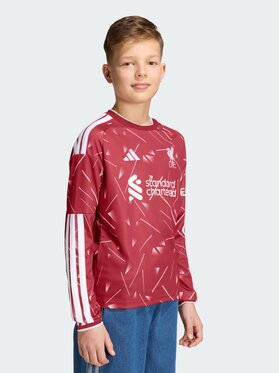 adidas adidas Longsleeve 169427 Czerwony ciemny Regular Fit