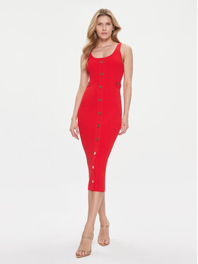 MICHAEL Michael Kors MICHAEL Michael Kors Kootud kleit MR4822C33D Punane Slim Fit