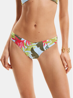 Desigual Desigual Dół od bikini Palms 24SWMK09 Niebieski