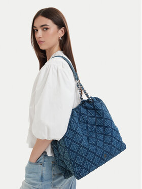 Tommy Hilfiger Tommy Hilfiger Borsetta Th Feminine Tote Denim AW0AW18866 Blu
