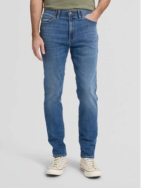 Lee Lee Spodnie materiałowe SLIM FIT MVP Niebieski Slim Fit