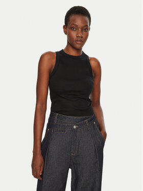 IVY OAK IVY OAK Top Klara IO1100X2350 Czarny Slim Fit